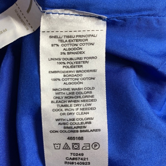 NEW $80 Loft Embroidered Shift Skirt w lining - Picture 6 of 8